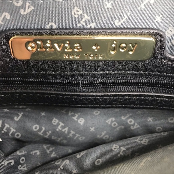 olivia + joy Black Adorno Convertible Crossbody Bag Purse‎ - Picture 9 of 16